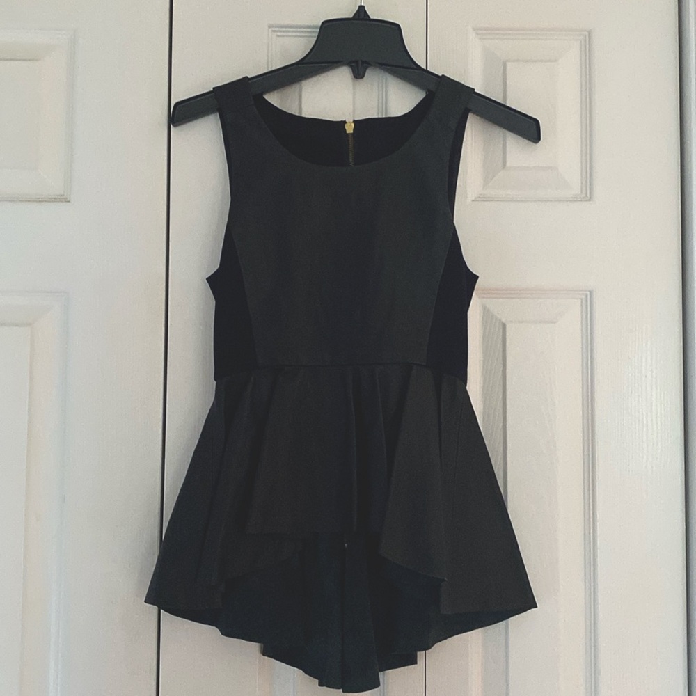 Vintage lamb leather top
